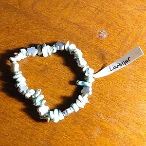 Genuine Gemstone stretch bracelet